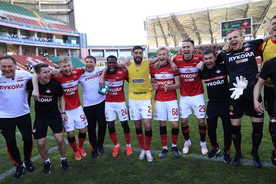 Russia Soccer Premier-League Akhmat - Spartak