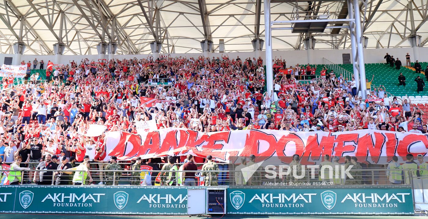 Russia Soccer Premier-League Akhmat - Spartak