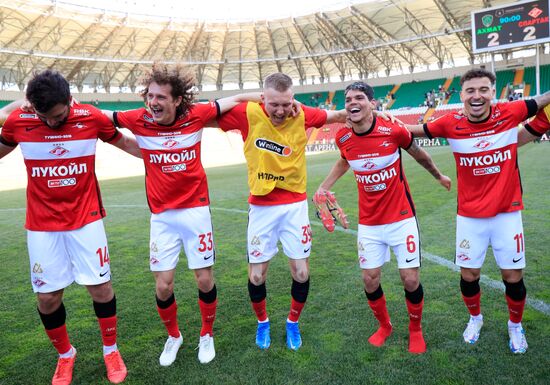 Russia Soccer Premier-League Akhmat - Spartak