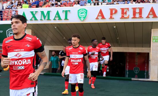 Russia Soccer Premier-League Akhmat - Spartak