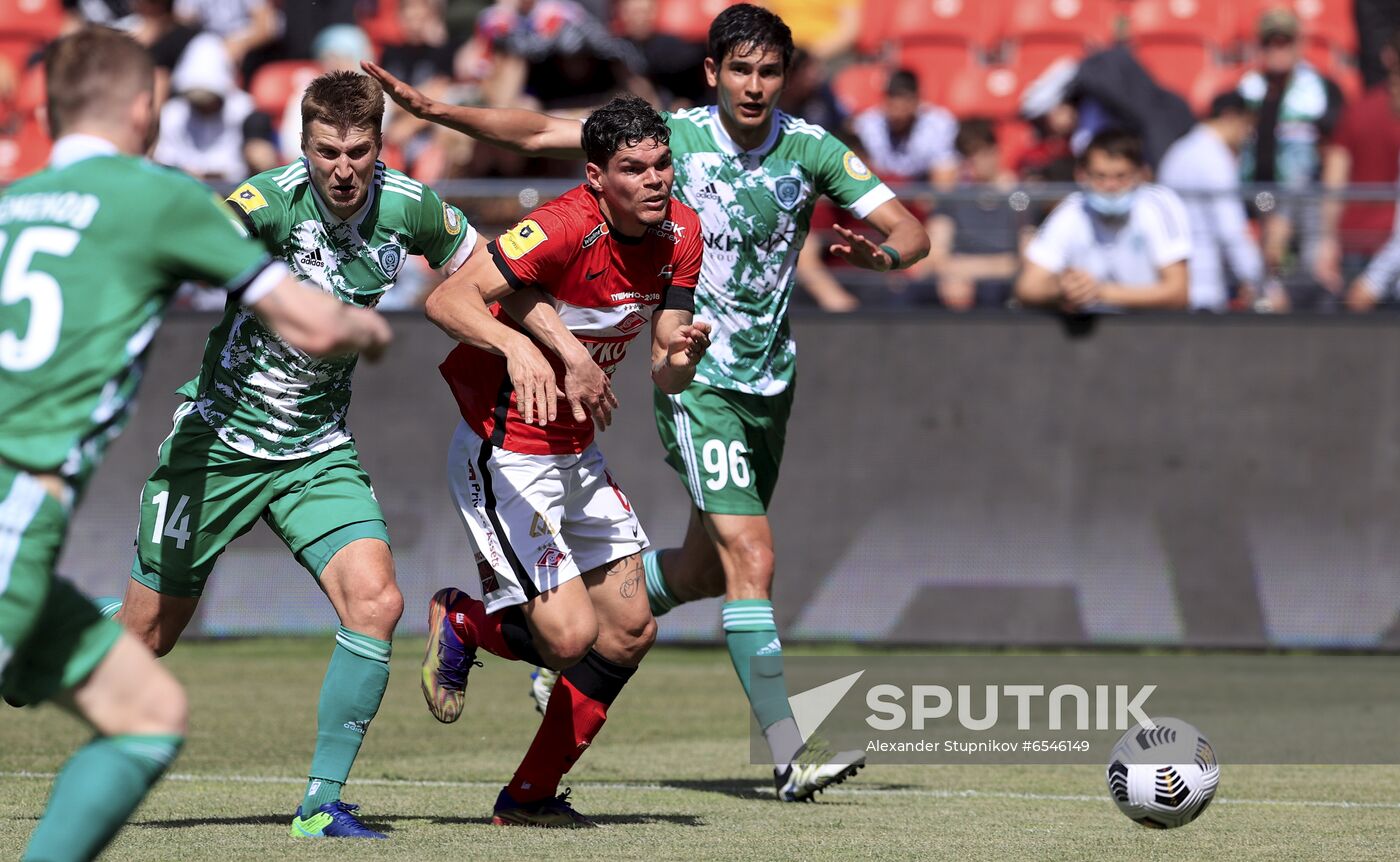 Russia Soccer Premier-League Akhmat - Spartak