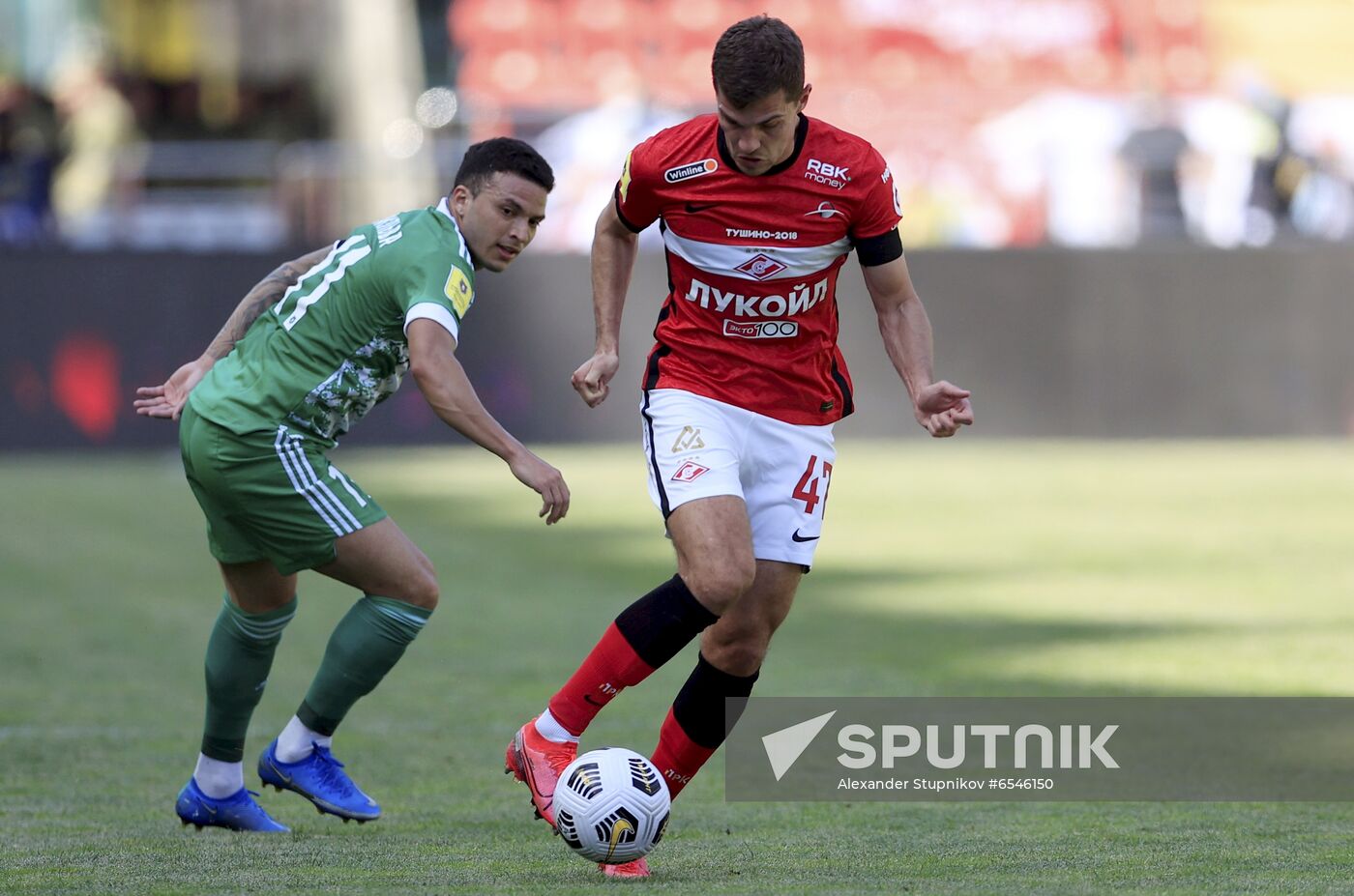 Russia Soccer Premier-League Akhmat - Spartak