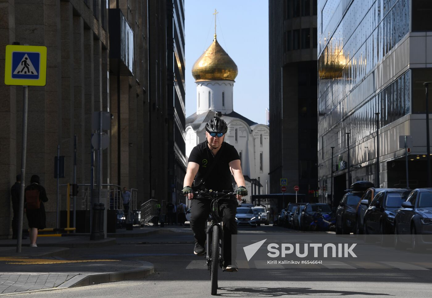 Russia Road Traffic Bike Patrol