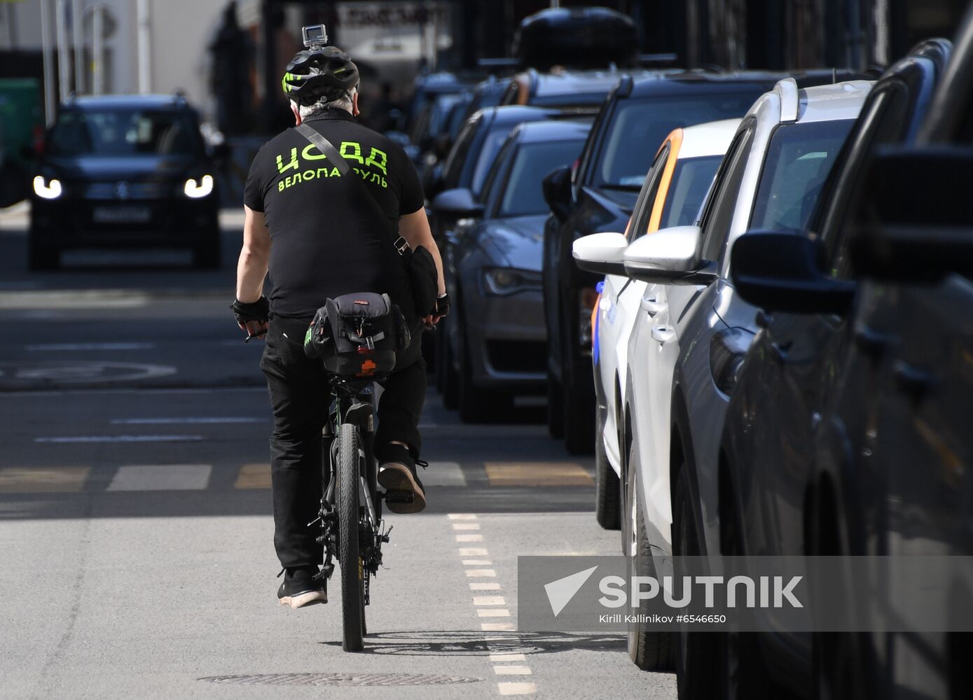 Russia Road Traffic Bike Patrol