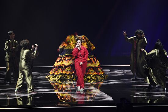 Netherlands Eurovision Song Contest Semi-final 1 Rehearsal