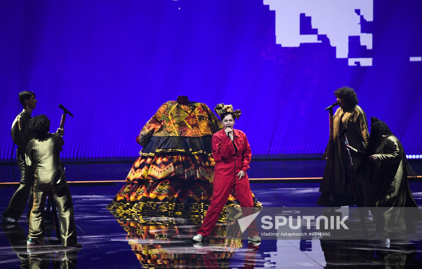 Netherlands Eurovision Song Contest Semi-final 1 Rehearsal