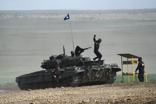 Russia Army Games Tank Biathlon