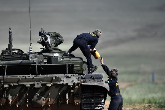 Russia Army Games Tank Biathlon