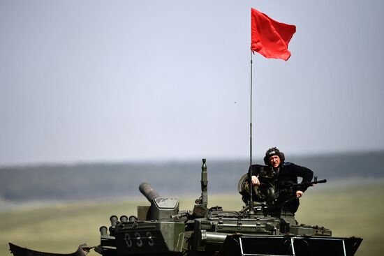 Russia Army Games Tank Biathlon