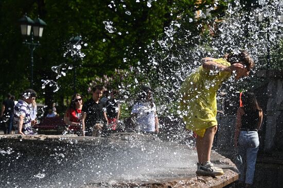 Russia Hot Weather