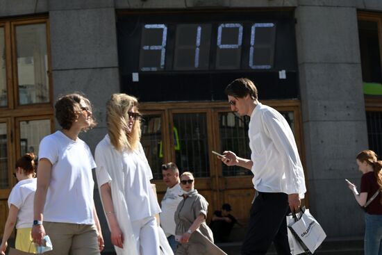Russia Hot Weather