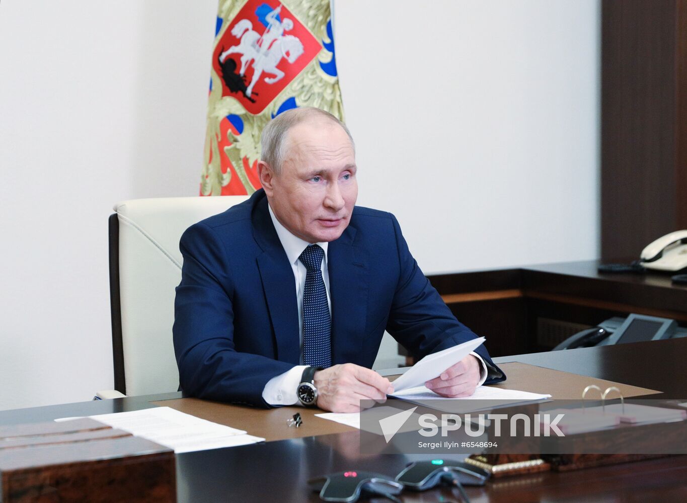 Russia Putin Federal Assembly Address Implementing