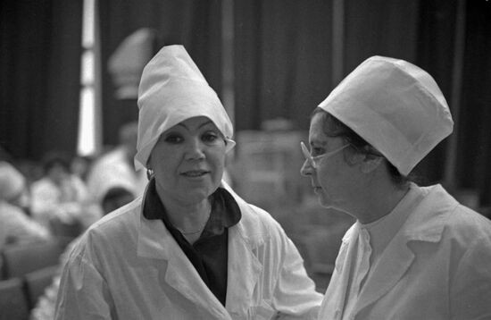 Soviet cardiac surgeon Yelena Litasova