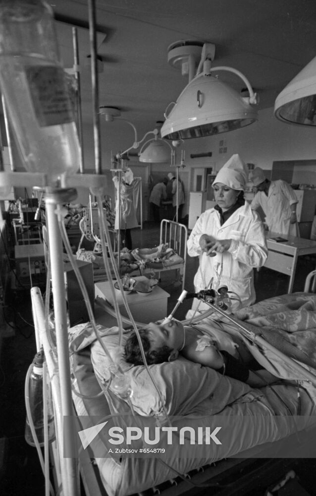 Soviet cardiac surgeon Yelena Litasova