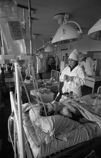 Soviet cardiac surgeon Yelena Litasova