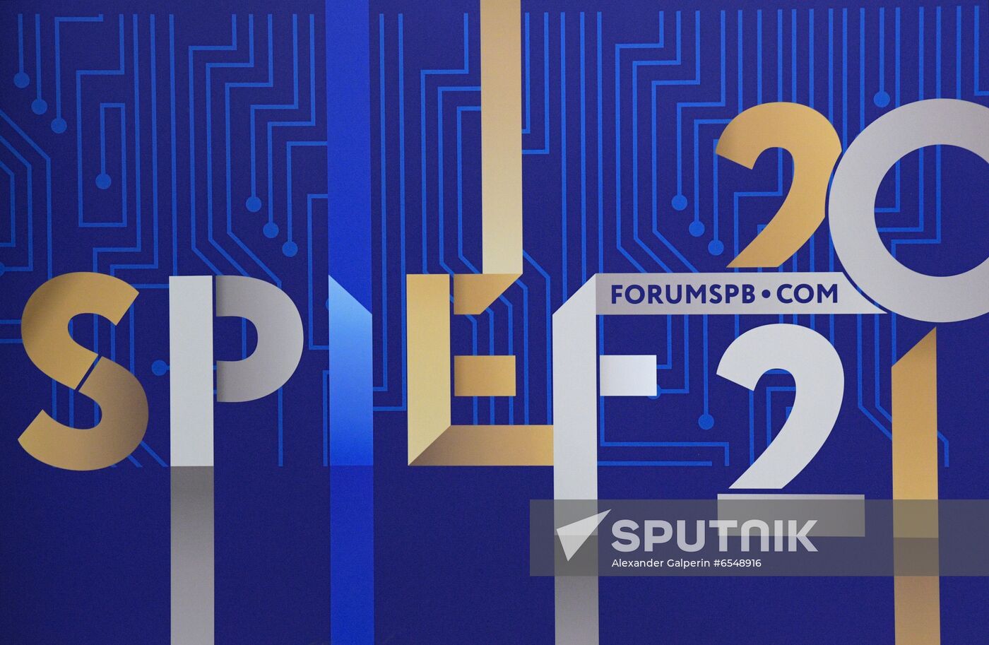 Russia St.Petersburg Economic Forum Preparations