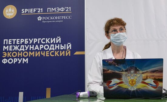 Russia St.Petersburg Economic Forum Preparations