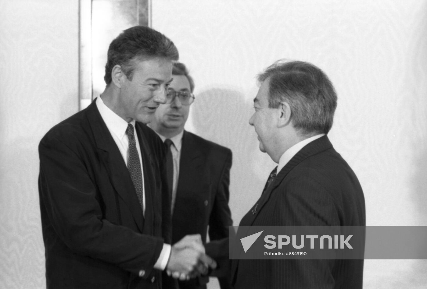 Federal Republic of Germany Bundesrat Speaker Bjorn Engholm in USSR