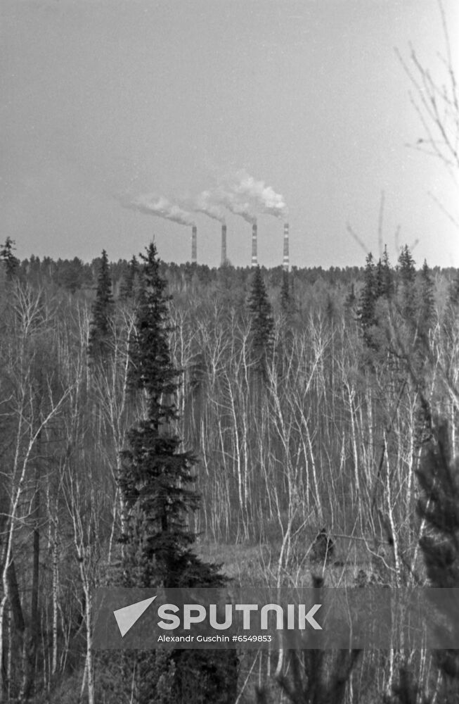Baikalsk Pulp and Paper Mill pipes