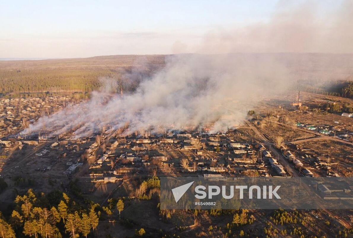 Russia Village Fire