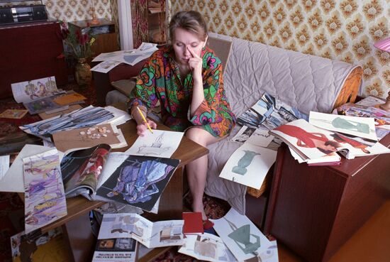 Fashion designer Yelena Baskakova