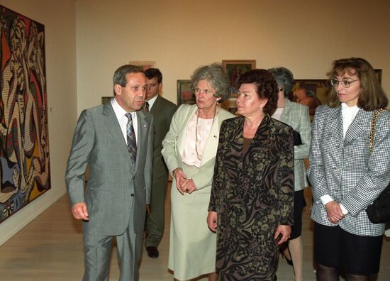 Russian President Boris Yeltsin's official visit to Canada