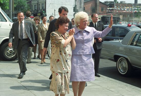 Russian President Boris Yeltsin's official visit to USA