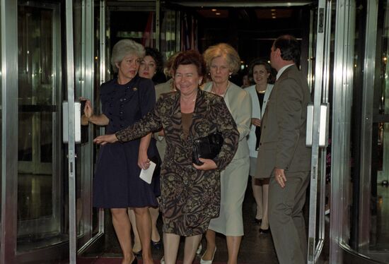 Russian President Boris Yeltsin's official visit to Canada