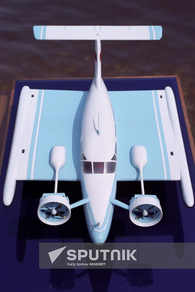 Model of Volga hovercraft