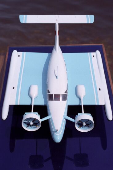 Model of Volga hovercraft