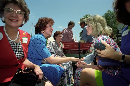 Russian President Boris Yeltsin's official visit to USA