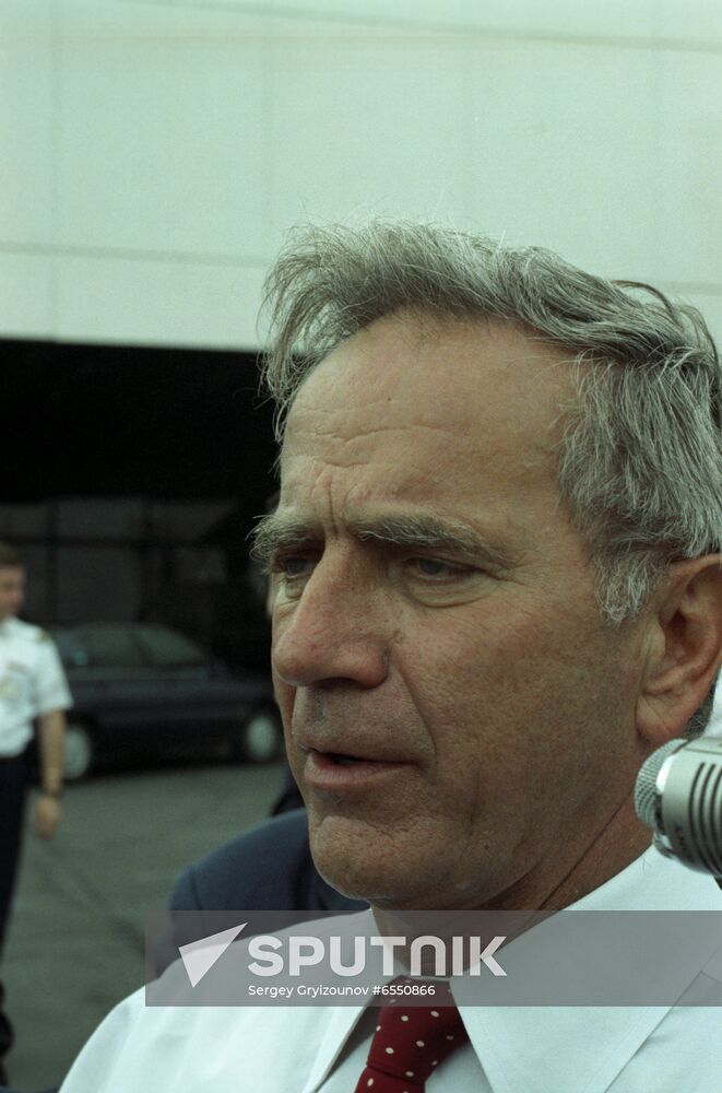 Prime Minister of Yugoslavia Milan Panic visits Sarajevo
