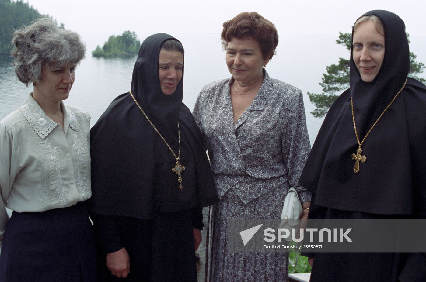 Russian President Boris Yeltsin's working trip to Karelia