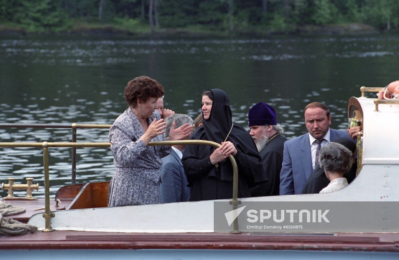 Russian President Boris Yeltsin's working trip to Karelia