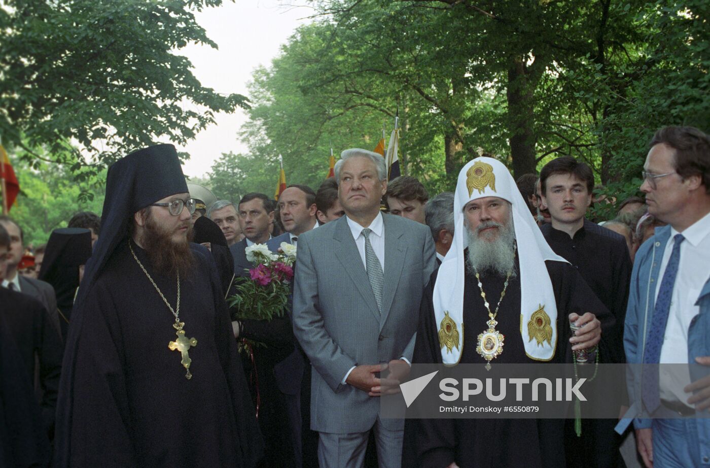 Russian President Boris Yeltsin's working trip to Karelia