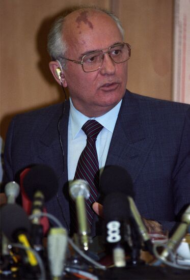 USSR President Mikhail Gorbachev