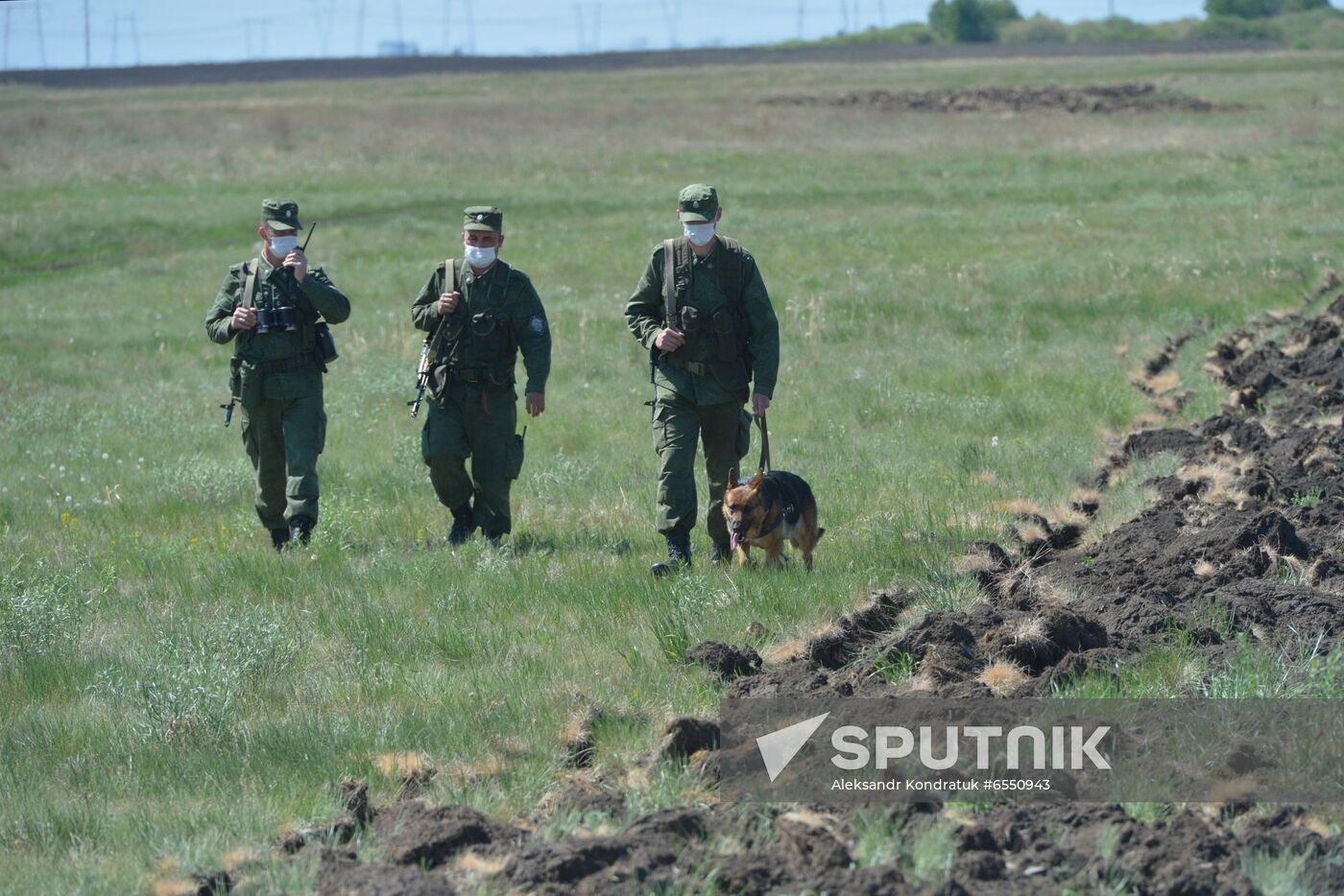 Russia Kazakhstan Border Guards