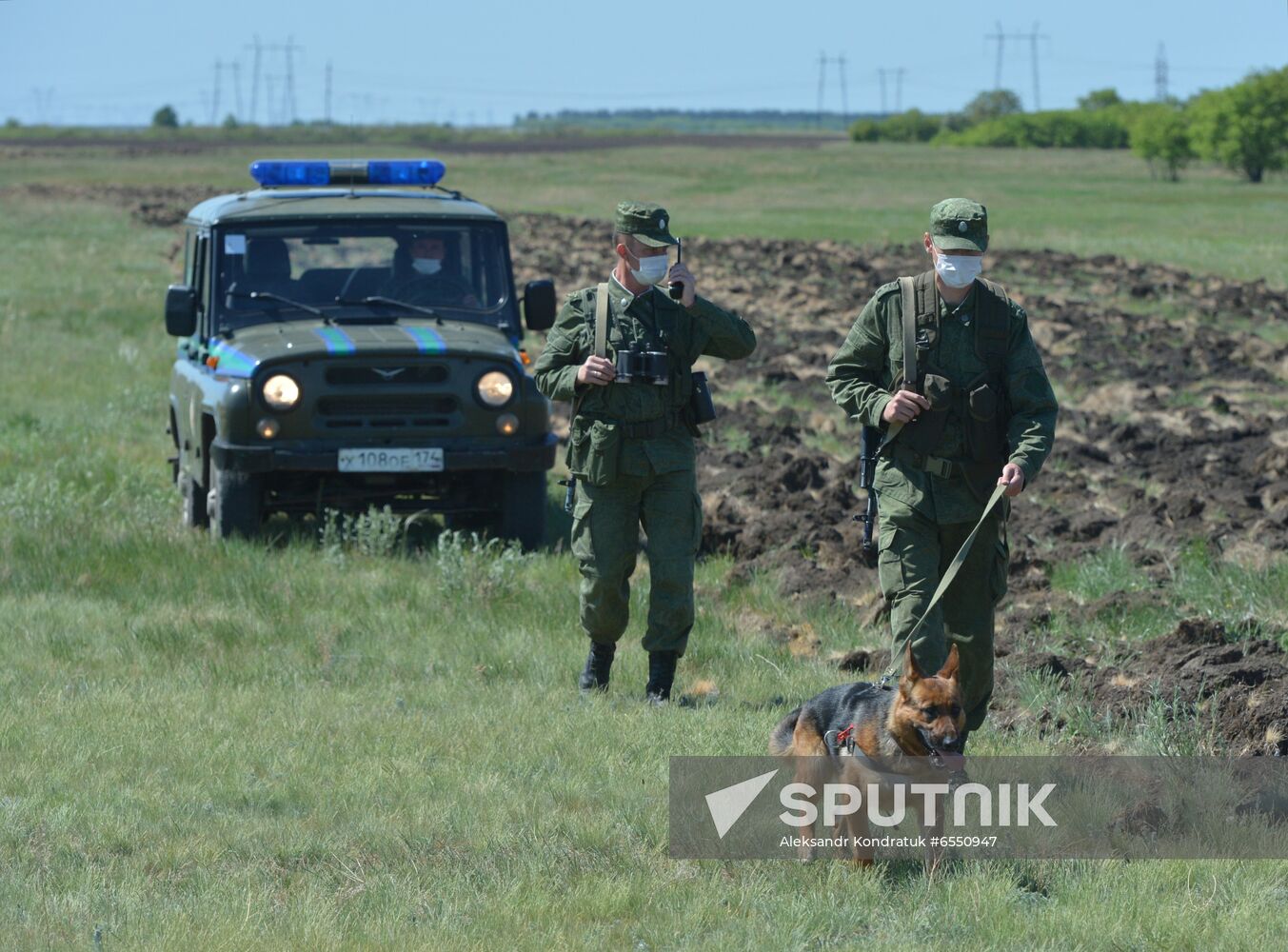 Russia Kazakhstan Border Guards