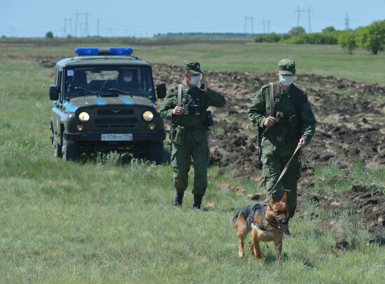Russia Kazakhstan Border Guards