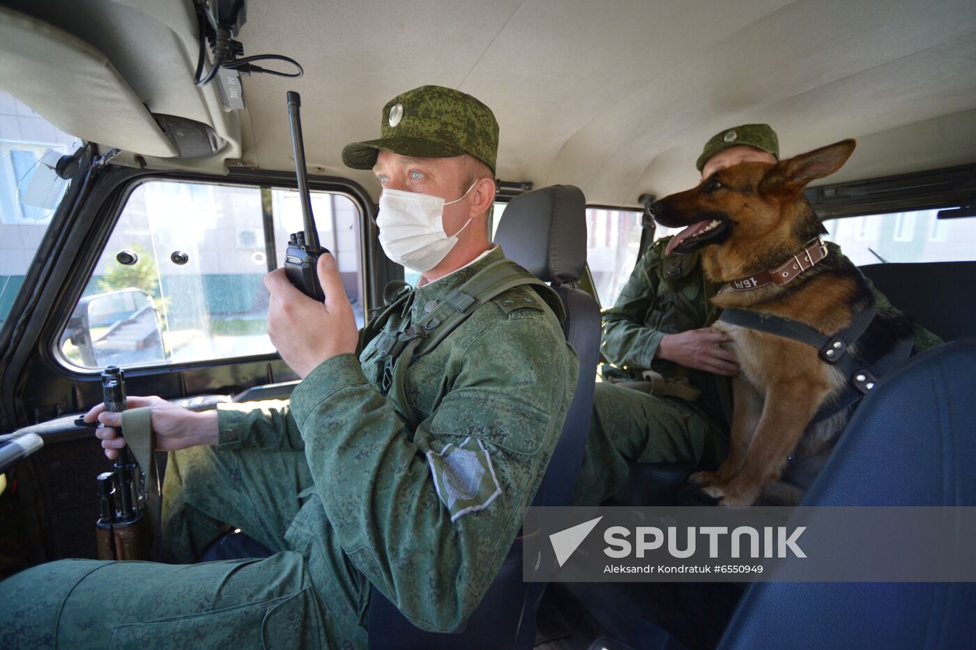 Russia Kazakhstan Border Guards