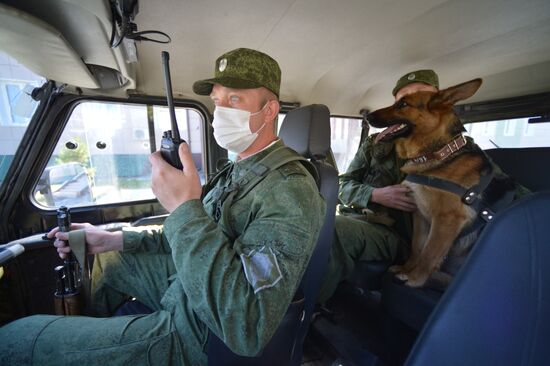 Russia Kazakhstan Border Guards