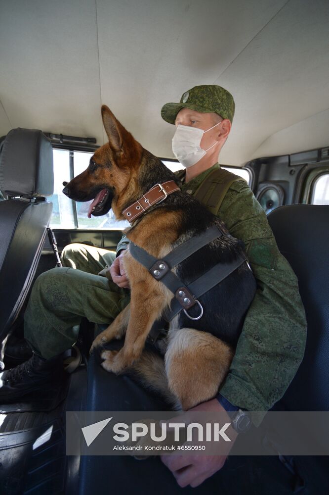 Russia Kazakhstan Border Guards