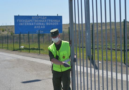 Russia Kazakhstan Border Guards