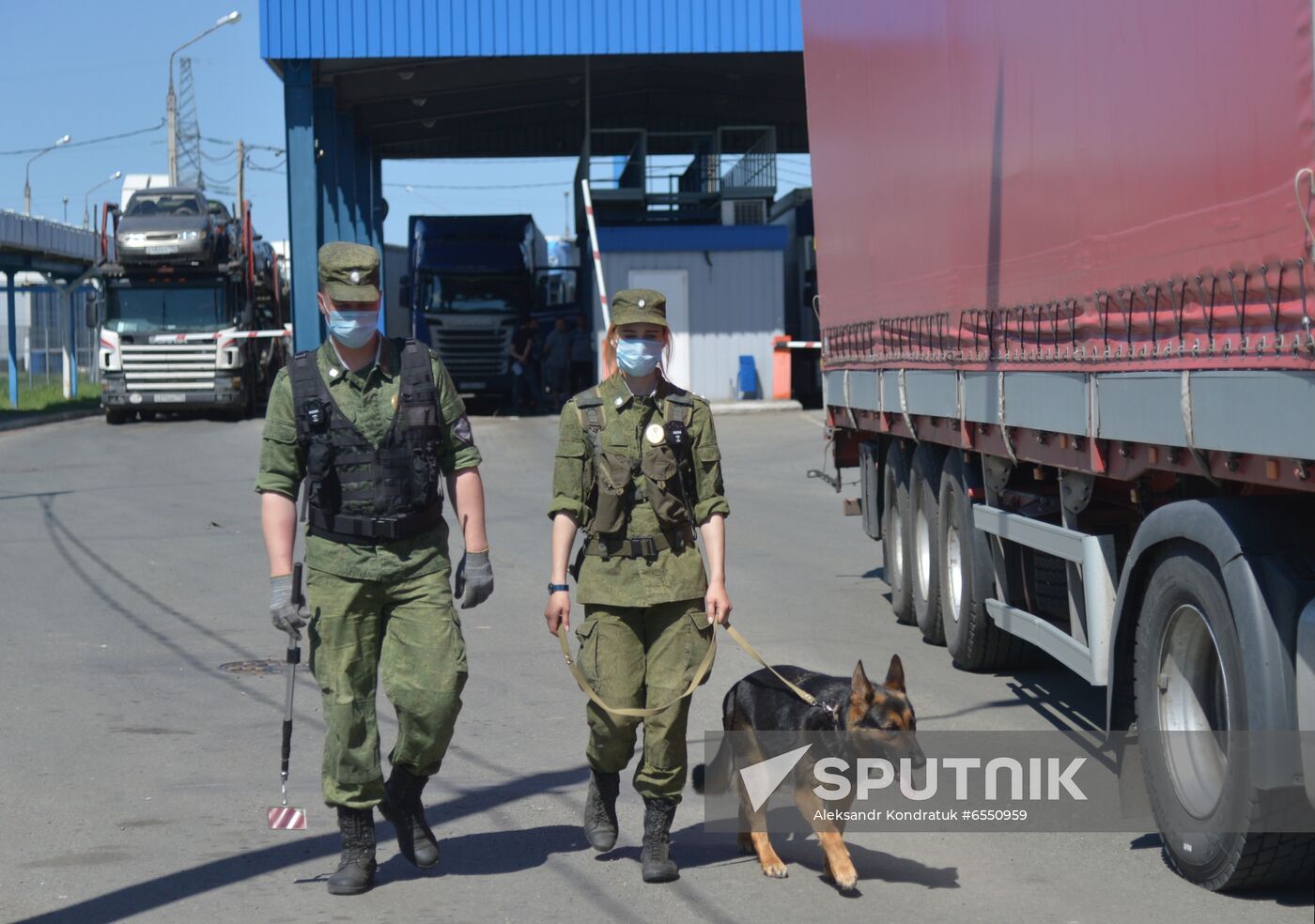 Russia Kazakhstan Border Guards