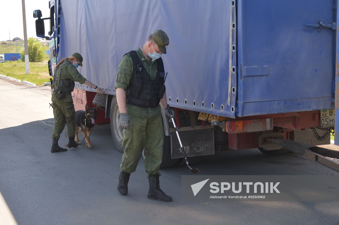 Russia Kazakhstan Border Guards