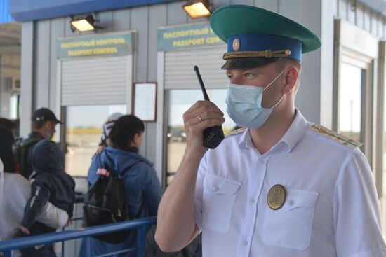 Russia Kazakhstan Border Guards