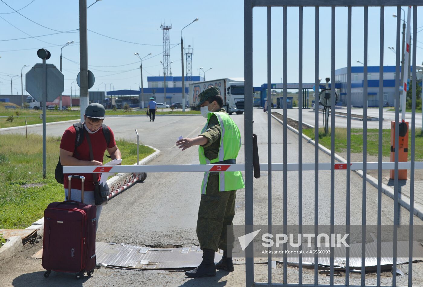 Russia Kazakhstan Border Guards