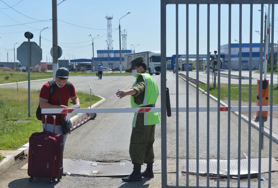 Russia Kazakhstan Border Guards