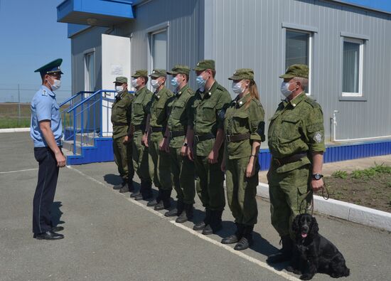 Russia Kazakhstan Border Guards