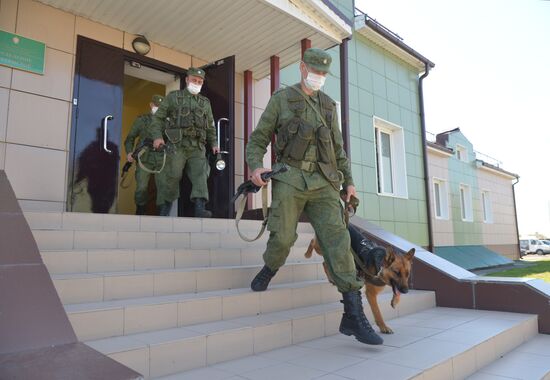 Russia Kazakhstan Border Guards